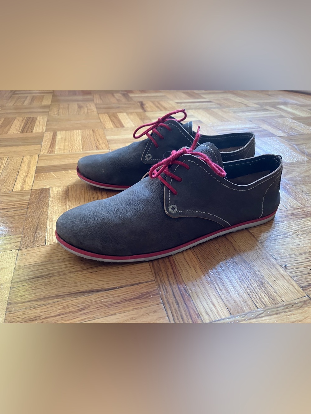 Fabianelli | Italian | Leather | Lace-Up Shoes | Gray | Approx. Size 8